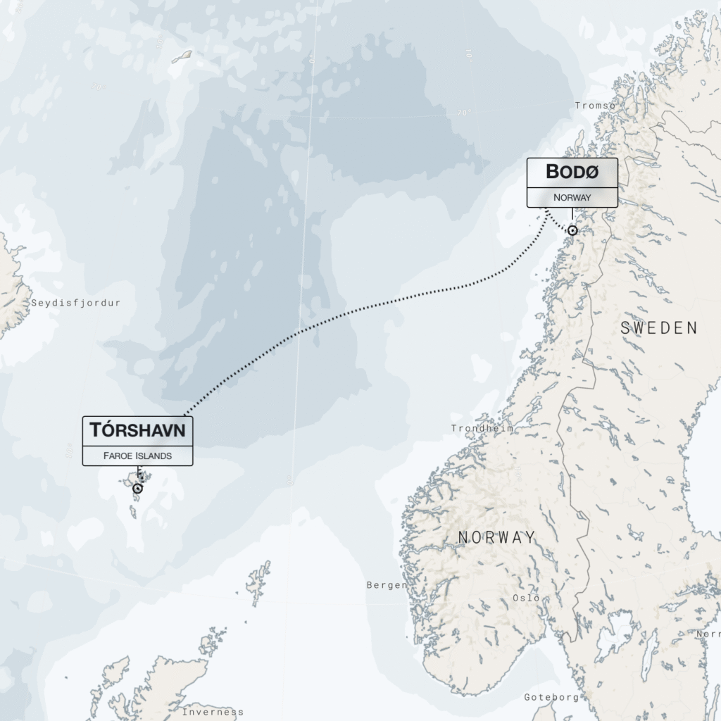 Segeltörn Färöer & Lofoten von Färöer Inseln nach Norwegen | Offshore-Meilentörn & Praxis-Skippertraining