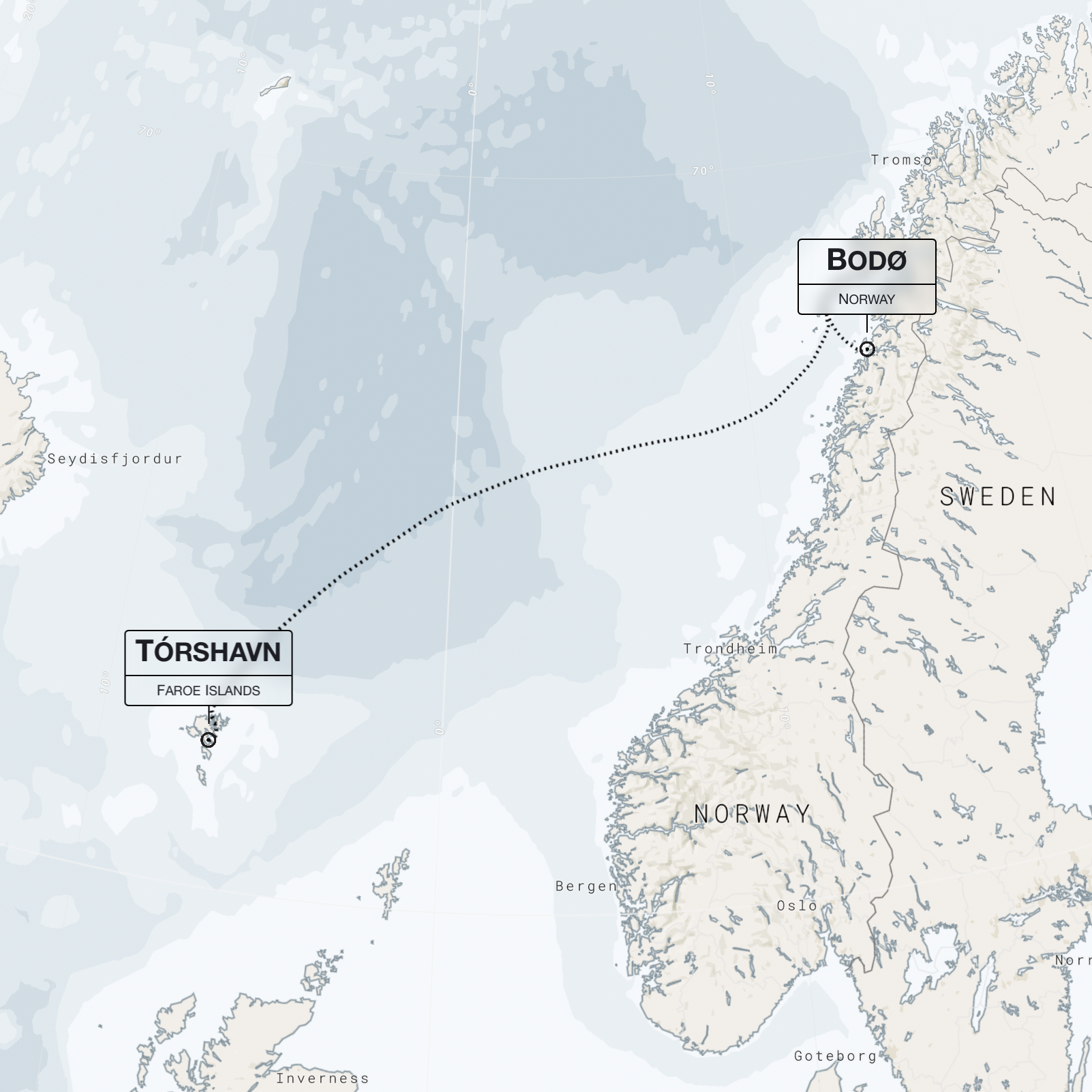 Segeltörn Färöer & Lofoten von Färöer Inseln nach Norwegen | Offshore-Meilentörn & Praxis-Skippertraining