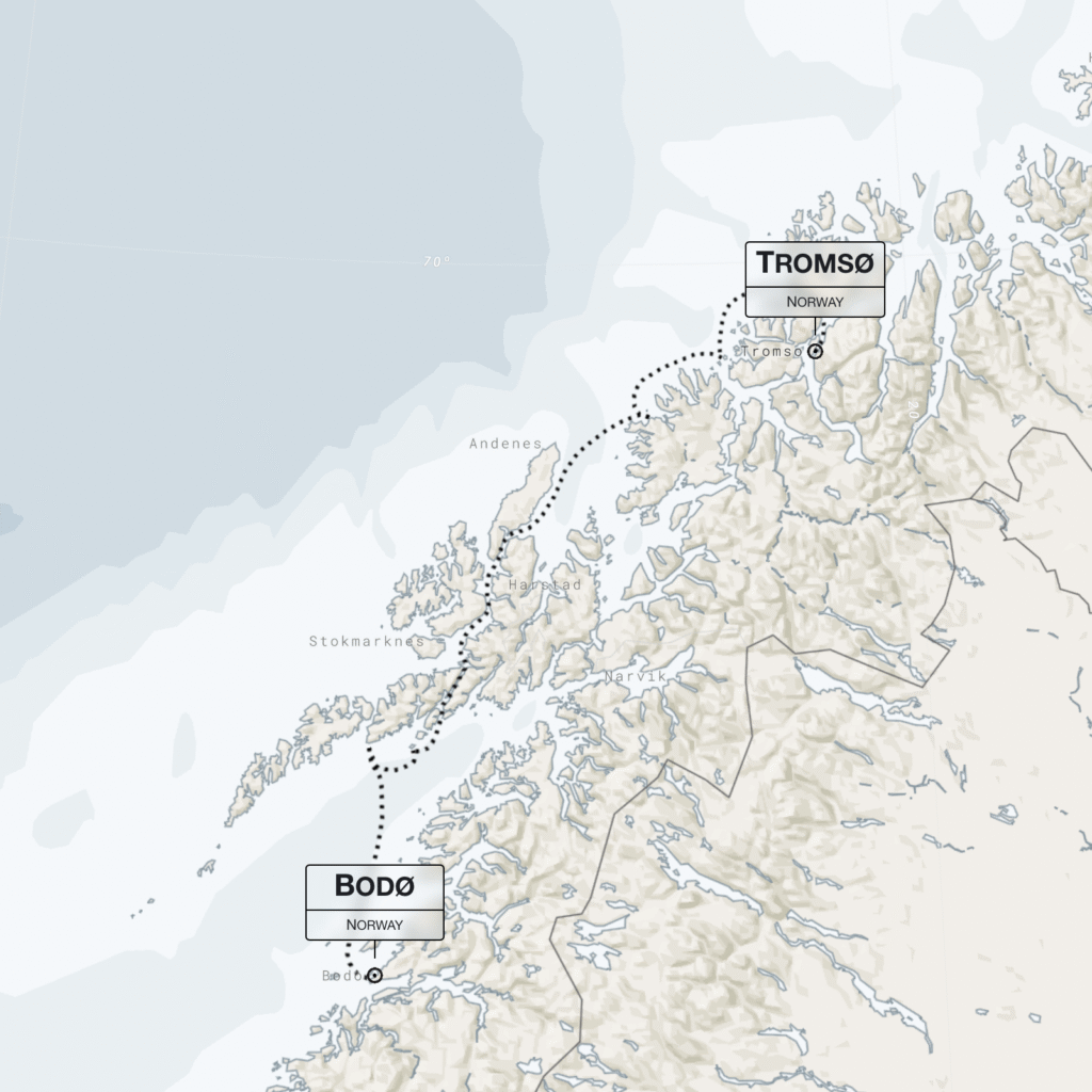 Segeltörn durch die Lofoten in Norwegen | Offshore-Meilentörn & Praxis-Skippertraining
